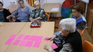Taller de emociones en la residencia Les Dàlies