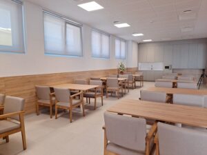 salon comedor del centro geriatrico La Vostra Llar Terrassa