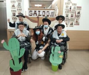 Residencia de ancianos en carnaval
