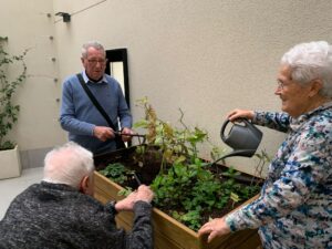 Residencias de ancianos y la huerta
